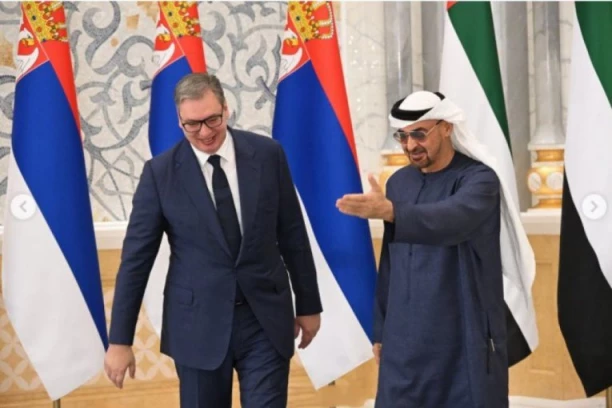 KAKVA ČAST ZA PREDSEDNIKA VUČIĆA! Prvi put da je nešto ovako šeik Mohamed bin Zajed al Nahjan uradio za nekoga!