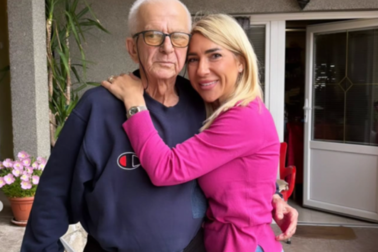 Jovana Jeremić sa ocem