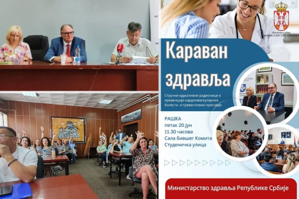 PREVENTIVA JE KLJUČ! Karavan zdravlja obišao Rašku i Novi Pazar!