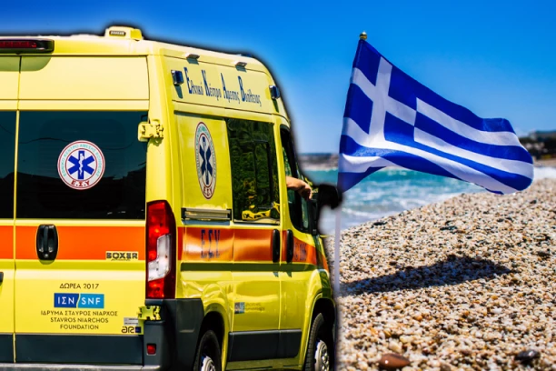 PRVA SLIKA DRAMATIČNOG SPASAVANJA DEČAKA (4) IZ SRBIJE NA PLAŽI U GRČKOJ! Leži umotan u peškir dok spasioci pokušavaju da ga vrate u život! (UZNEMIRUJUĆA FOTOGRAFIJA)