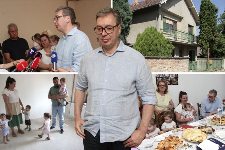 "SRAMOTA JE NA VIDOVDAN ZAKAZIVATI BILO ŠTA ŠTO IMA VEZE SA NASILJEM" Vučić iz Novog Kneževca: OVOLIKA PORODICA JE NAJVEĆA SREĆA!