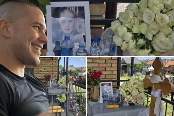 ŠEST MESECI OD UBISTVA NIKOLE STANKOVIĆA PIVCETA! Porodica utučena na mladićevom grobu, bele ruže i mede u znak sećanja! LIKVIDIRAN SA TRI HICA NA SPAVANJU! (FOTO, VIDEO)