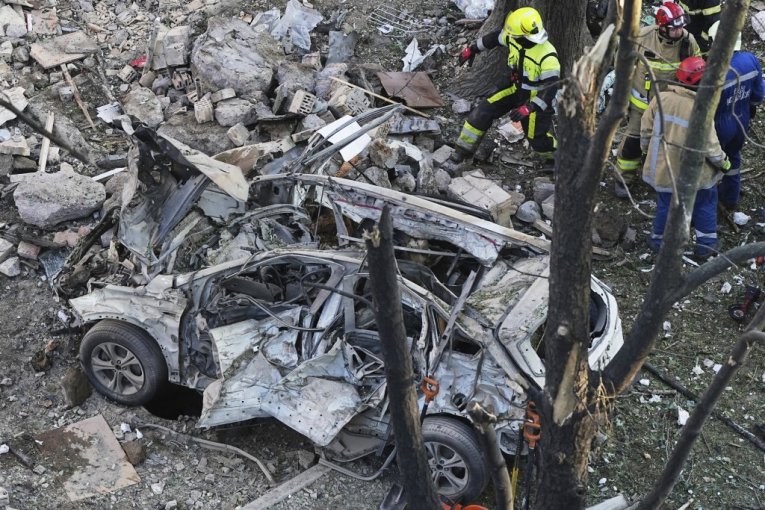 Scene horora u Kijevu