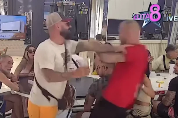 ŽESTOKA TUČA U "ELITI": Luka skočio preko stola na Munjeza - u sve umešana Aneli Ahmić!