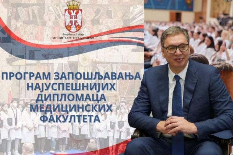 VELIKI DAN ZA NAJBOLJE MEĐU NAMA! Vučić prisustvuje uručenju ugovora o radu najboljim diplomcima medicinskih fakulteta