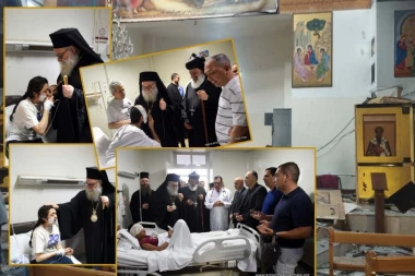 „KRVARE NAM SRCA“: Patrijarh Jovan zavapio posle parastosa žrtvama u crkvi Svetog Ilije, potom obišao ranjenike u bolnici (UZNEMIRUJUĆE FOTOGRAFIJE)