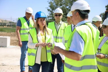 Prvi vetro kilovat-sati na leto: Dubravka Đedović Handanović obišla radove na izgradnji VE „Кostolac“