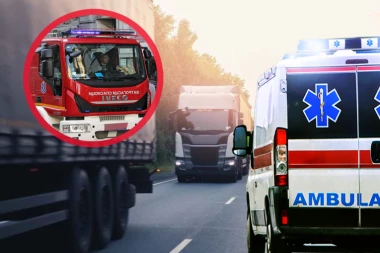 STRAVIČAN SUDAR DVA KAMIONA, IMA POVREĐENIH! Karambol kod Šida, auto-put ka Batrovcima zatvoren!