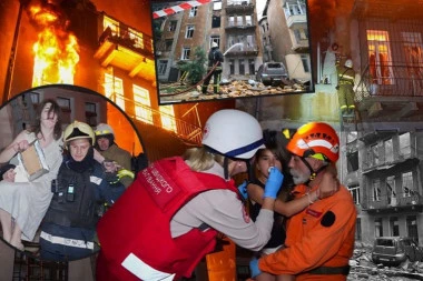 GORI ODESA! Rusi izveli žestok napad dronovima, izbili veliki požari - IMA POVREĐENIH!