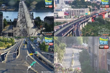 BLOKADERI NASTAVLJAJU SA MALTRETIRANJEM GRAĐANA! Baš na Vidovdan potpuno zatvorili Slaviju, Brankov most, Gazelu...