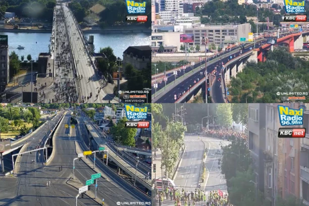 BLOKADERI NASTAVLJAJU SA MALTRETIRANJEM GRAĐANA! Baš na Vidovdan potpuno zatvorili Slaviju, Brankov most, Gazelu...