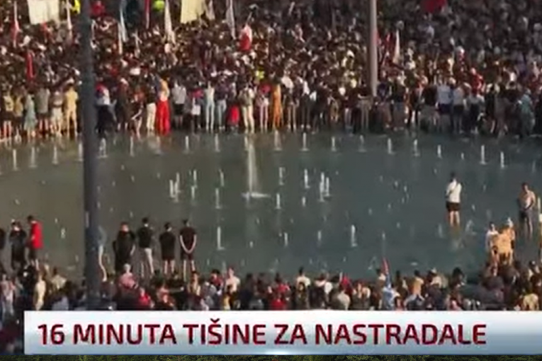 BLOKADERI OSKRNAVILI SEĆANJE NA ŽRTVE NESREĆE NA ŽELEZNIČKOJ STANICI! Dno dna! Kako su ovo mogli da urade tokom ODAVANJA POŠTE (VIDEO)