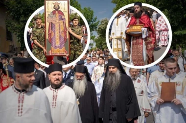 U OVOJ SVETINJI JE KNEZ LAZAR POSLEDNJI PUT KLEKNUO PRED BOGOM: Vidovdan u Kruševcu obeležen liturgijom i zavetnom litijom