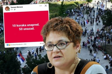 OPOZICIONA NOVINARKA PRIZNALA DA JE PROTEST PROPAO! Okupilo se tri puta manje blokadera nego 15. marta: "50 koraka unazad"