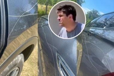 JOŠ JEDNO ZLODELO BLOKADERA! Izgrebali auto novinaru! (VIDEO/FOTO)