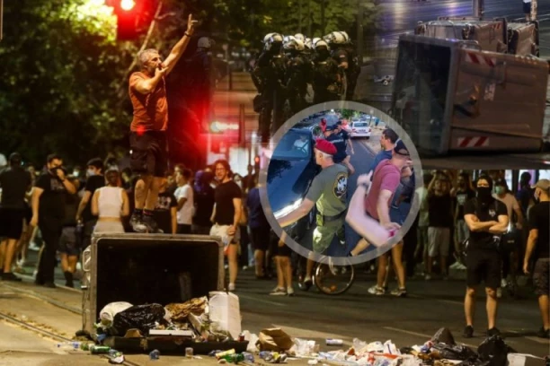 BROJNI INCIDENTI NA BLOKADAMA ŠIROM SRBIJE! Oglasio se MUP: Četiri policajca povređena, uništeno jedno vozilo