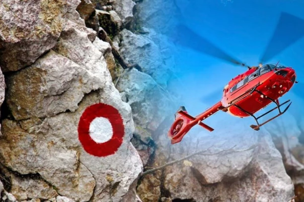 DETE HITNO HELIKOPTEROM PREVEZENO U BOLNICU! Povređeno tokom penjanja na stenu!