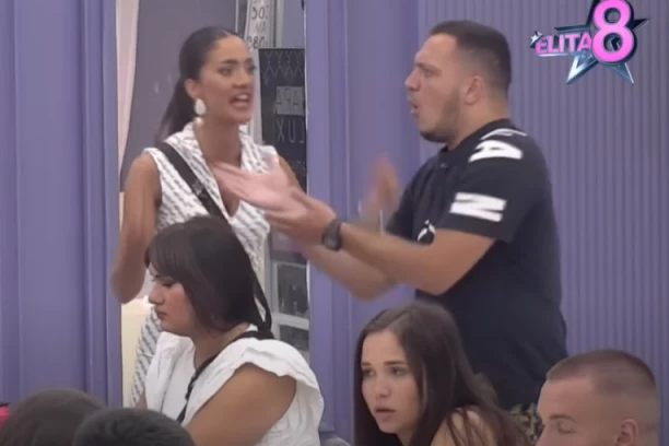 STRAVIČNE SCENE POMAHNITALE ANĐELE ĐURIČIĆ! Kao furija se zaletela na Gastoza, usledio nezapamćeni KARAMBOL uživo na Pinku!