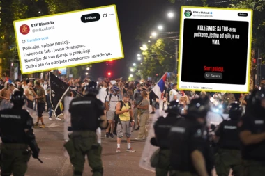 BLOKADERI PRETE: SMRT POLICAJCIMA! Ucenjuju objavljivanjem spiskova!