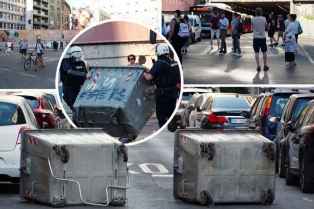 JEDAN OD BLOKADERA NAPAO POLICAJCA! Spremaju se za novi talas nasilja u Beogradu, OVDE su počeli da se okupljaju (FOTO, VIDEO)