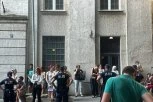 Studenti blokaderi iz Visoke zdravstvene škole u Zemunu dobili rok od dva sata da napuste zgradu