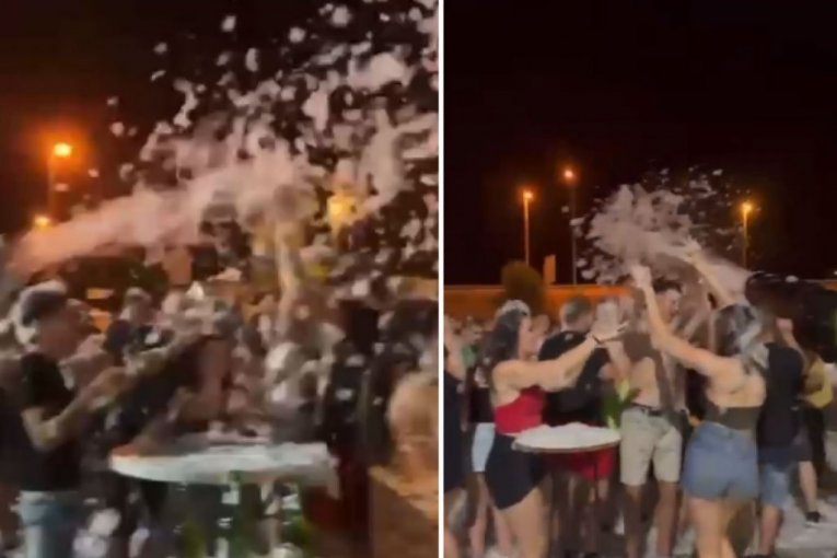 SRAMOTNO PONAŠANJE BLOKADERA U VELIKOJ PLANI! Nasred ulice napravili pena parti: Žale žrtve uz alkohol i preglasnu muziku (VIDEO)