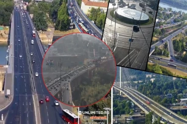 GUŽVE TIPIČNE ZA PONEDELJAK: U Beogradu se saobraćaj odvija normalno, NIJEDAN MOST NIJE BLOKIRAN, na udarnim saobraćajnicama gužve (FOTO)