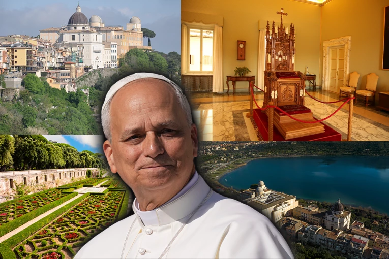 EVO GDE ODMARA PAPA LAV XIV: Napustio Vatikan - velelepna vila odabrana zbog sledećih karakteristika (FOTO)