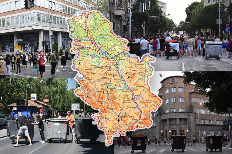 SPREMAJU NOVI TALAS TERORA GRAĐANA! Blokaderi najavljuju nerede za večeras, evo u kojim gradovima se skupljaju (FOTO, VIDEO)