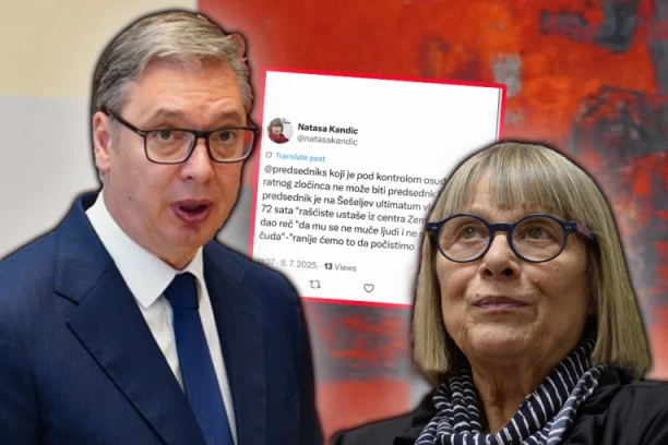 SKANDALOZNA OBJAVA NATAŠE KANDIĆ! Nastavlja da napada Srbe i Vučića: Jasno je da ima samo jednu ideologiju (FOTO)
