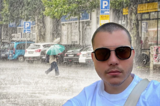 JEZIVA OLUJA ZAROBILA SINA LEPE BRENE: VIktor Živojinović usnimio STRAVIČNE SCENE oluje! (VIDEO)