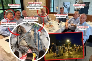 BODIROGA OFORMIO EKIPU ZA RUŠENJE DRŽAVE: Sedmorica "jahača SRPSKE APOKALIPSE" uz vino planiraju akcije (FOTO)