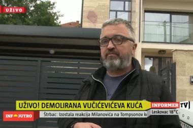 ODVALJEN DEO FASADE! Vučićević o napadu na njegovu kuću: Ili je neko pucao ili je gađano iz neke praćke