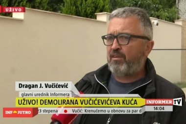 JEZIV NAPAD BLOKADERA! Napali glavnog urednika Informera - VUČIĆEVIĆU ZASULI KUĆU KAMENICAMA!