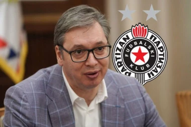 "UHVATIM SEBE KAKO NAVIJAM ZA PARTIZAN!": Aleksandar Vučić PROGOVORIO o crno-belima, pa pomenuo i NAVIJAČE!
