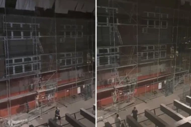 DECO, ŠTA TO RADITE?! Osnovci se ušunjali na gradilište u centru Beograda! (VIDEO)