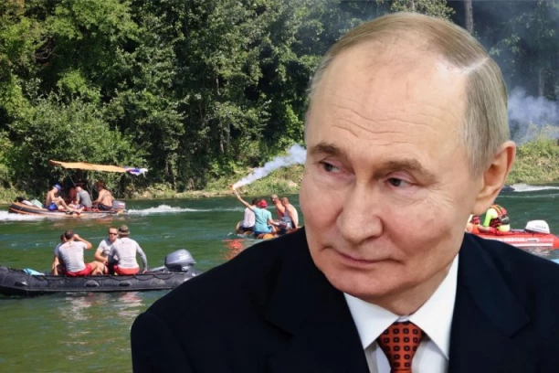 PUTIN STIGAO NA DRINU! Stotine splavova i čamaca krenulo iz Ljubovije (FOTO)