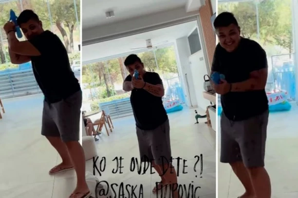 MARIJA ŠERIFOVIĆ VITLA PIŠTOLJEM PRED PORODICOM! Okupila ih sve, pa UPERILA u njih - čuju se URLICI: "Maro, molim te, prestani" (FOTO, VIDEO)