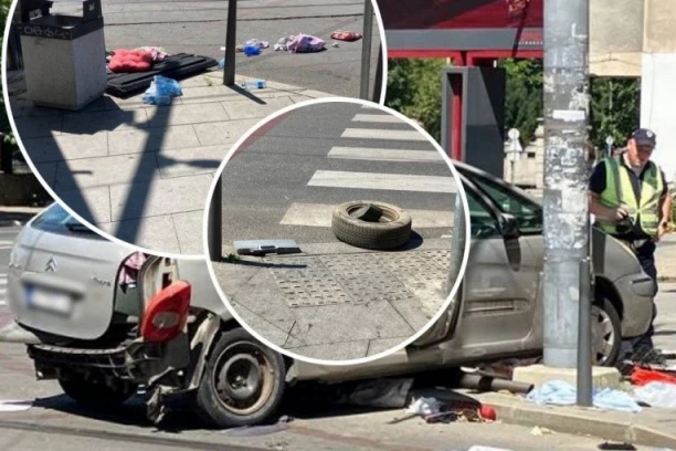 VOZIO UKRADENA KOLA BEZ DOZVOLE! Saslušan Kristijan, koji je prošao na crveno u Takovskoj, pa izazvao HOROR u centru grada! DEVOJČICA SE BORI ZA ŽIVOT!