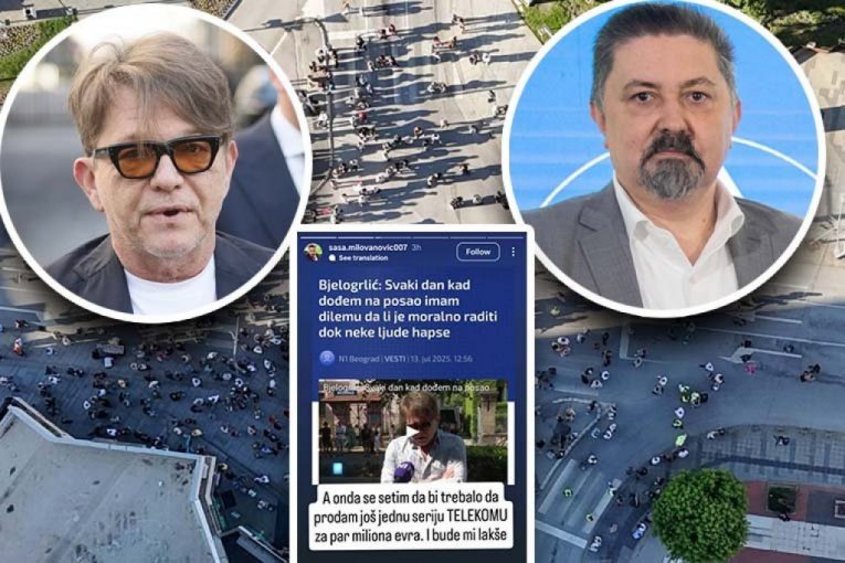 SRAMNA IZJAVA BJELOGRLIĆA! Huška blokadere da istraju, dok zgrće milione evra od Telekoma! SAŠA MILOVANOVIĆ GA PATOSIRAO! (FOTO, VIDEO)
