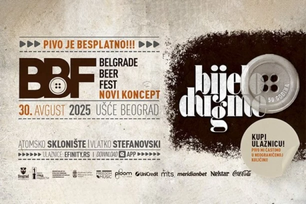BIJELO DUGME 30. AVGUSTA NA BELGRADE BEER FEST-u: Bend koji je inspirisao nirvanu i zaludeo Jugu više od gramofona!