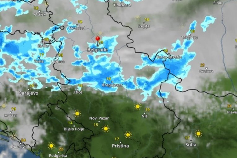 KRETANJE NEVREMENA IZ SATA U SAT