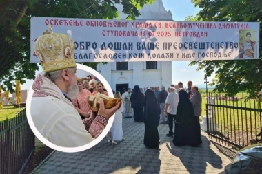 "PROĐOSMO KROZ OGANJ I VODU": Vladika Kirilo osveštao obnovljeni srpski hram u Hrvatskoj, koji je porušen u ratu devedesetih godina