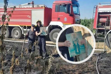 ČUDO U ŠAPCU, VATROGASCI PODELILI FOTOGRAFIJE: Kuća izgorela u plamenu, a ikona ovog sveca netaknuta (FOTO)