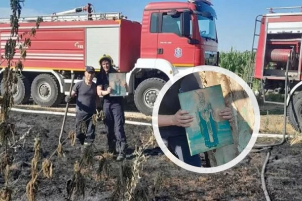 ČUDO U ŠAPCU, VATROGASCI PODELILI FOTOGRAFIJE: Kuća izgorela u plamenu, a ikona ovog sveca netaknuta (FOTO)