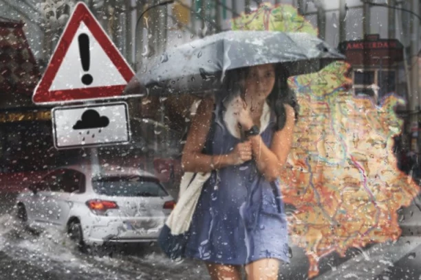 HITNO SE OGLASIO RHMZ! Objavljeno upozorenje: Oluja stiže u Srbiju, padaće i grad, upaljen meteo-alarm (FOTO)