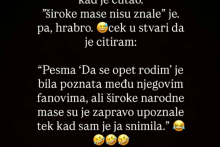 Objava Đulkice Sakić