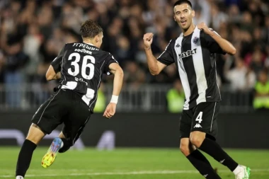 POGLEDAJTE GOL UGREŠIĆA ZA VOĐSTVO PARTIZANA PROTIV KIPRANA: AEK zbunjen, delirijum na tribinama! (VIDEO)