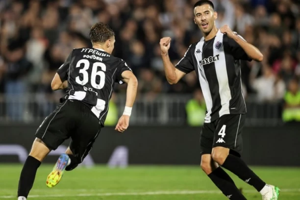 POGLEDAJTE GOL UGREŠIĆA ZA VOĐSTVO PARTIZANA PROTIV KIPRANA: AEK zbunjen, delirijum na tribinama! (VIDEO)