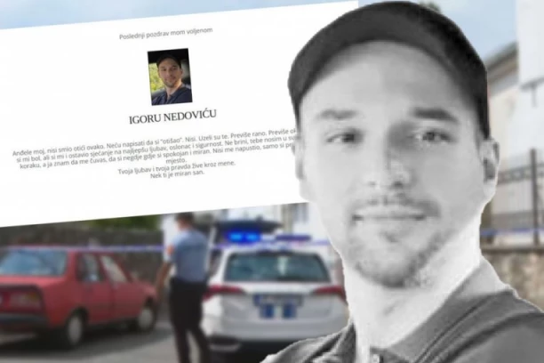 ANĐELE MOJ, UZELI SU TE PREVIŠE OKRUTNO! Nižu se čitulje za ubijenog Igora Nedovića, a OVA ŽENA se potresnim rečima oprostila od "kavčanina"!